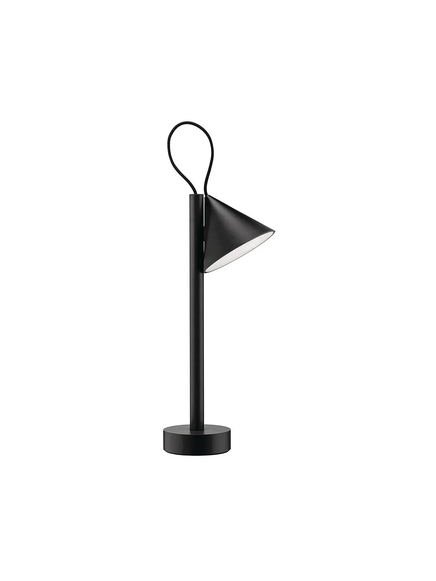 ALESSI | Tragbare Lampe TSUMIKI Weiss | schwarz